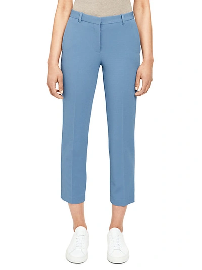 Shop Theory Knit Cropped Tailored Trousers