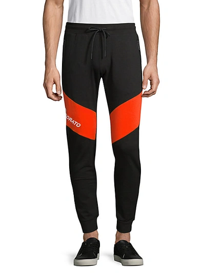 Shop Antony Morato Contrast Fleece Jogger Pants