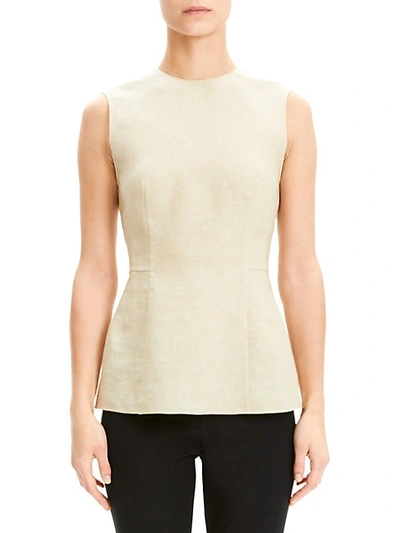 Shop Theory Panelled Linen Top