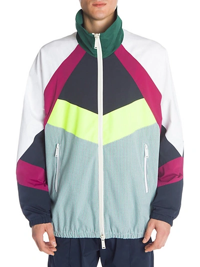 Shop Dsquared2 Nylon Colorblock Jacket