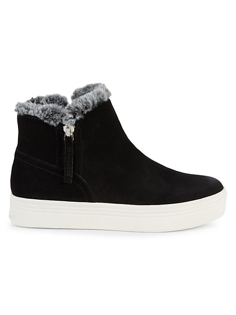 dolce vita fur sneakers