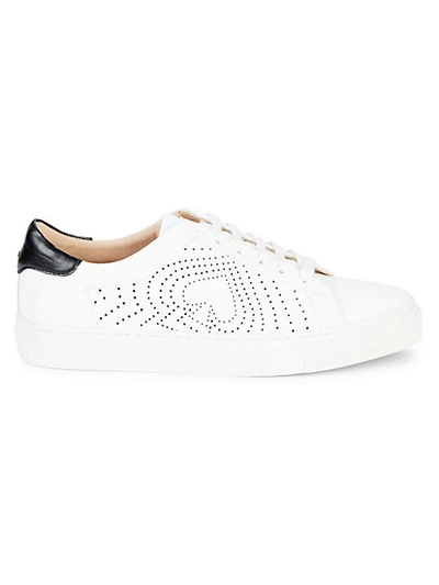 Shop Kate Spade Aaron Lace-up Leather Sneakers