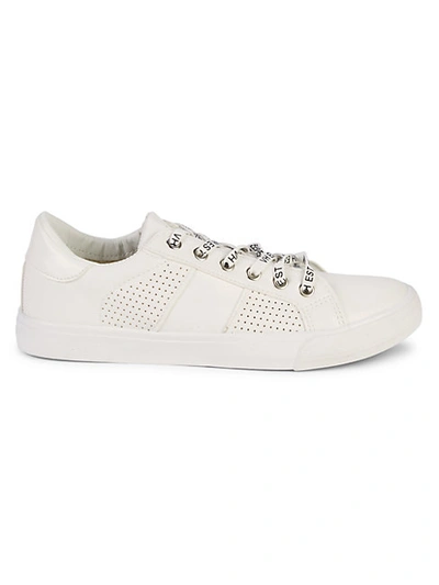 Shop Vintage Havana Signature Perforated Lace-up Sneakers