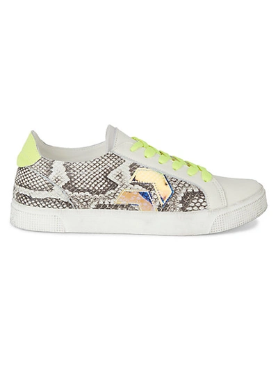 Shop Dolce Vita Zaga Snake-embossed Sneakers