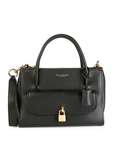 Shop Marc Jacobs Lock That Leather Tote