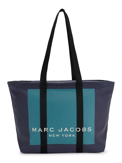 Shop Marc Jacobs Kamala Canvas Logo Tote