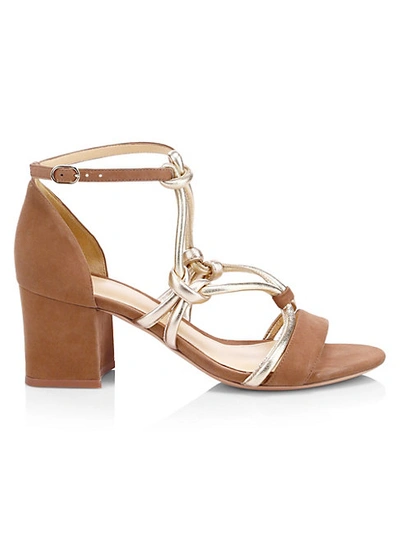 Shop Alexandre Birman Macram&eacute; Rope Block Heel Sandals