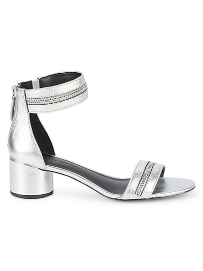 Shop Rebecca Minkoff Ortenne Metallic Leather Sandals