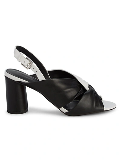 Shop Rebecca Minkoff Agata Bi-color Leather Slingback Sandals