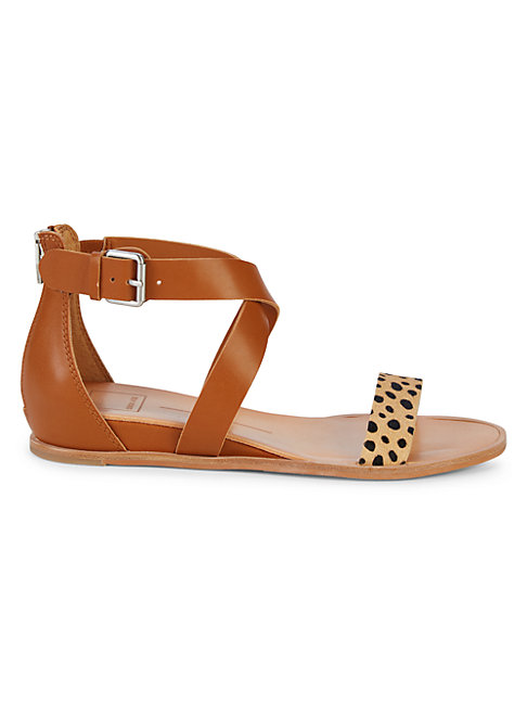 dolce vita animal print sandals