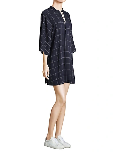 Shop Becken Plaid Butterfly Shirtdress