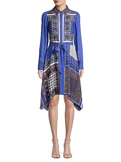 Shop Elie Tahari Roxanne Paisley Georgette Dress