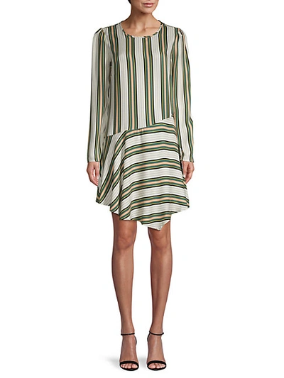 Shop Bcbgeneration Stripe Asymmetrical Dress