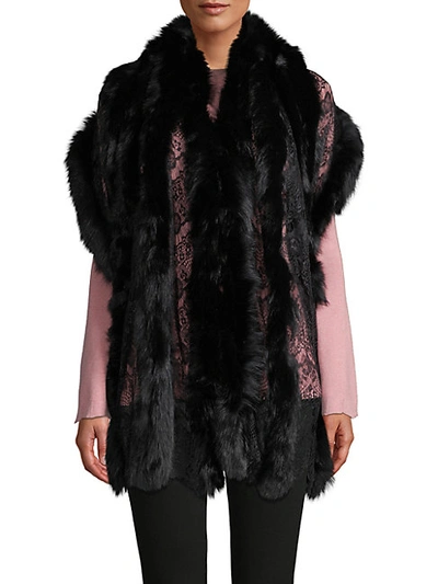 Shop La Fiorentina Fox Fur Wrap