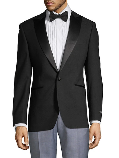 Shop Saks Fifth Avenue Satin Lapel Tuxedo Jacket