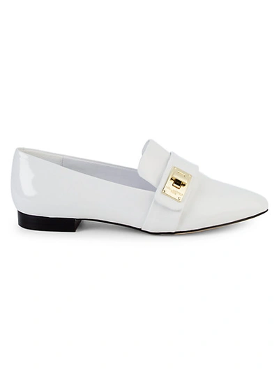 Shop Karl Lagerfeld Nelia Patent Leather Loafers