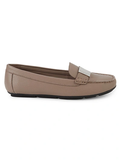 Shop Calvin Klein Lisa Tumbled Loafers