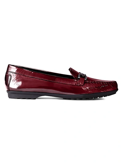 Shop Geox Elidia Patent Leather Penny Loafers