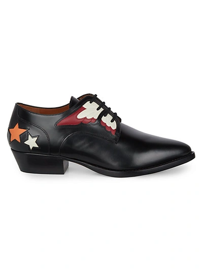 Shop Valentino Western Leather Derbies