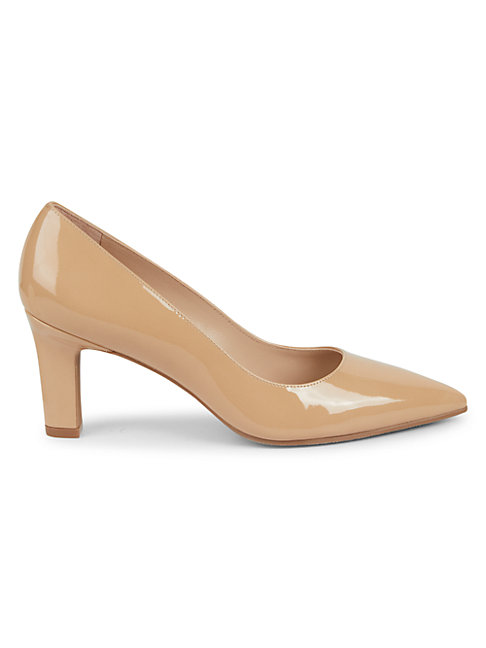 stuart weitzman leather pumps