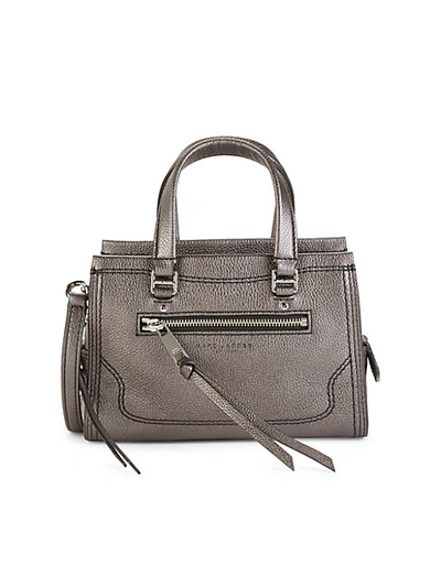 Shop Marc Jacobs Mini Cruiser Metallic Leather Satchel