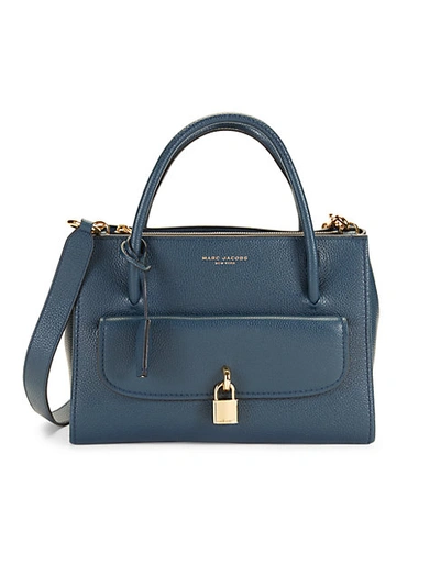 Shop Marc Jacobs Lock That Leather Tote