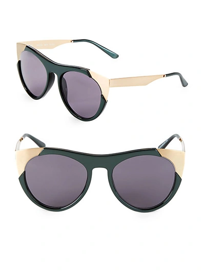 Shop Smoke X Mirrors 53mm Butterfly Sunglasses