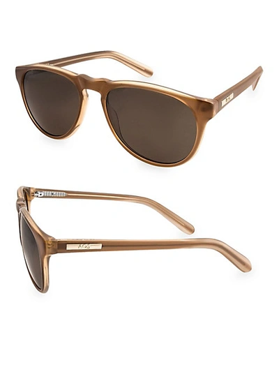 Shop Aqs 53mm Banks Oval Sunglasses