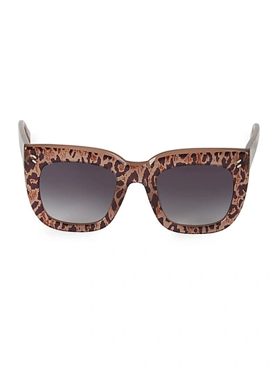 Shop Stella Mccartney 51mm Oversized Squared Cat Eye Sunglasses