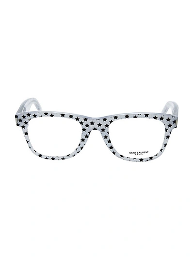 Shop Saint Laurent 50mm Square Core Optical Glasses