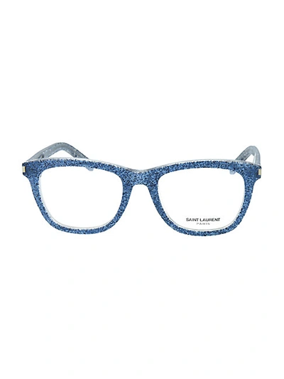 Shop Saint Laurent 50mm Square Core Optical Glasses