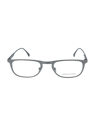 Shop Bottega Veneta 49mm Rectangle Novelty Optical Glasses