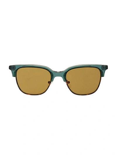 Shop Tomas Maier 50mm Square Core Sunglasses