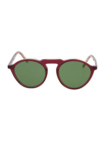 Shop Tomas Maier Core 50mm Round Sunglasses