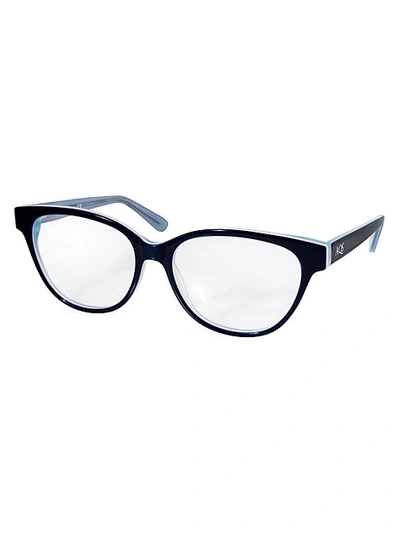 Shop Aqs Aria 54mm Square Optical Glasses