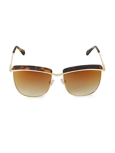 Shop Balmain 56mm Gradient Square Sunglasses