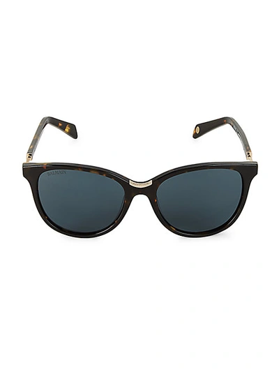 Shop Balmain 55mm Round Sunglasses