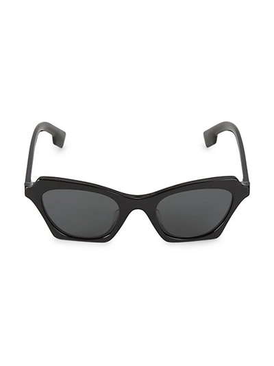 Shop Burberry 49mm Angular Cat Eye Sunglasses