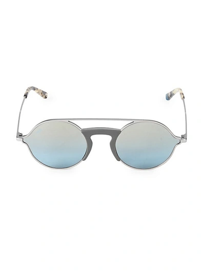 Shop Web 54mm Metal Round Sunglasses