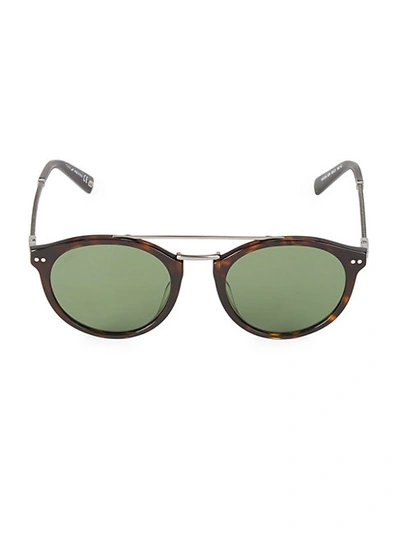 Shop Web Round 50mm Tortoise Sunglasses