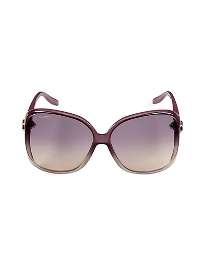 Shop Gucci 60mm Square Sunglasses