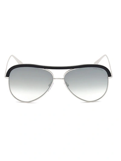 Shop Tom Ford Sabine 60mm Aviator Sunglasses
