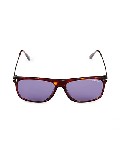 Shop Tom Ford 57mm Rectangular Sunglasses