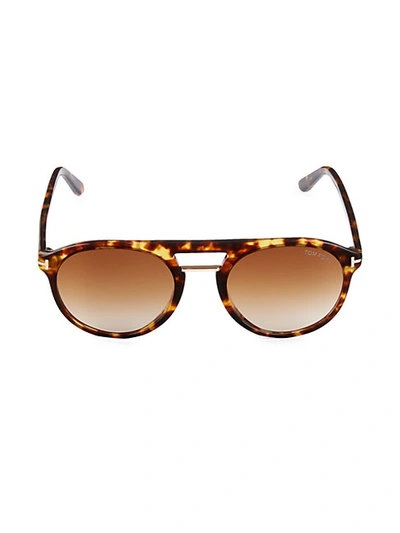 Shop Tom Ford 54mm Browline Round Sunglasses