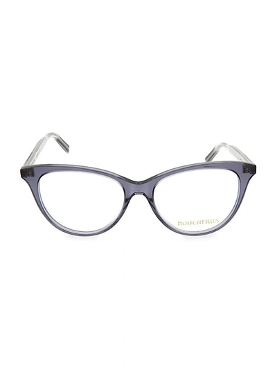 Shop Boucheron 52mm Cat Eye Optical Glasses