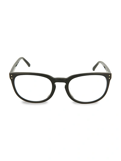 Shop Linda Farrow 53mm Oval Optical Glasses