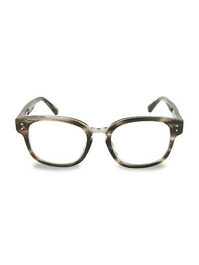 Shop Linda Farrow 52mm Rectangular Optical Glasses