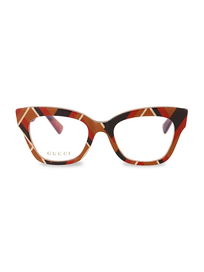 Shop Gucci 49mm Optical Glasses