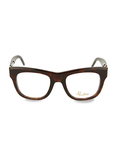 Shop Pomellato 49mm Tortoiseshell Round Optical Glasses