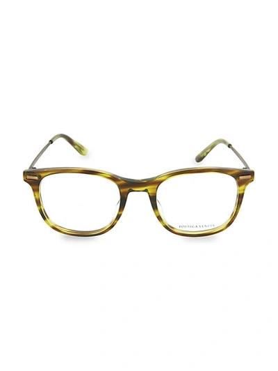 Shop Bottega Veneta 50mm Square Optical Glasses